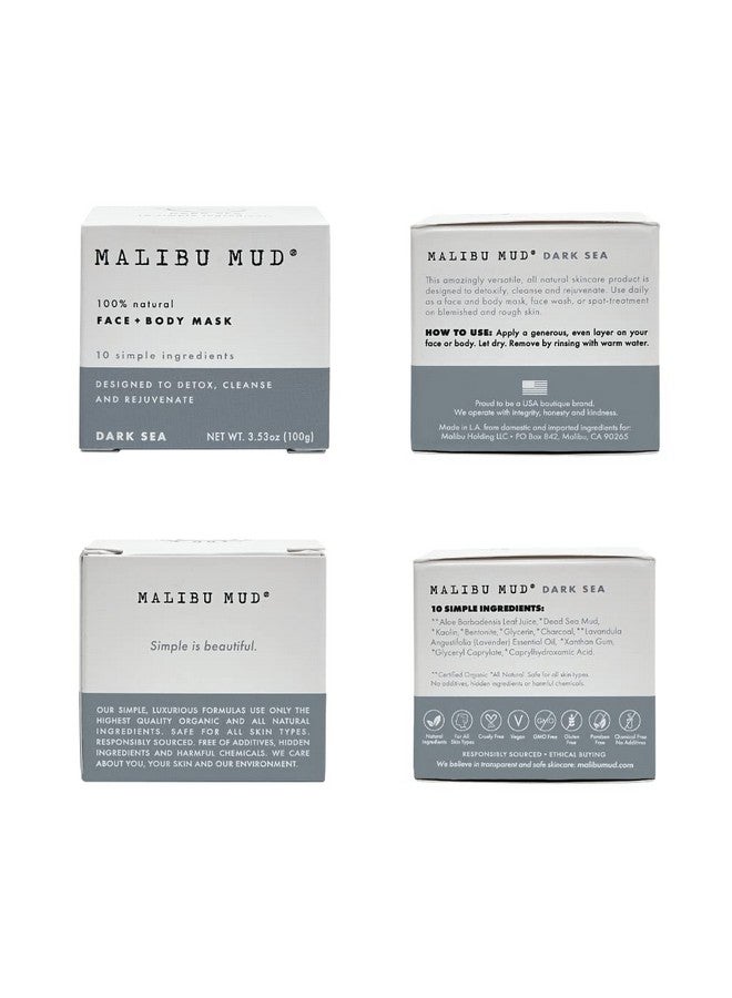 MALIBU MUD Allnatural Face And Body Mask For Daily Detox Cleanse Rejuvenate Without Drying Your Skin For All Skin Types - Image 4