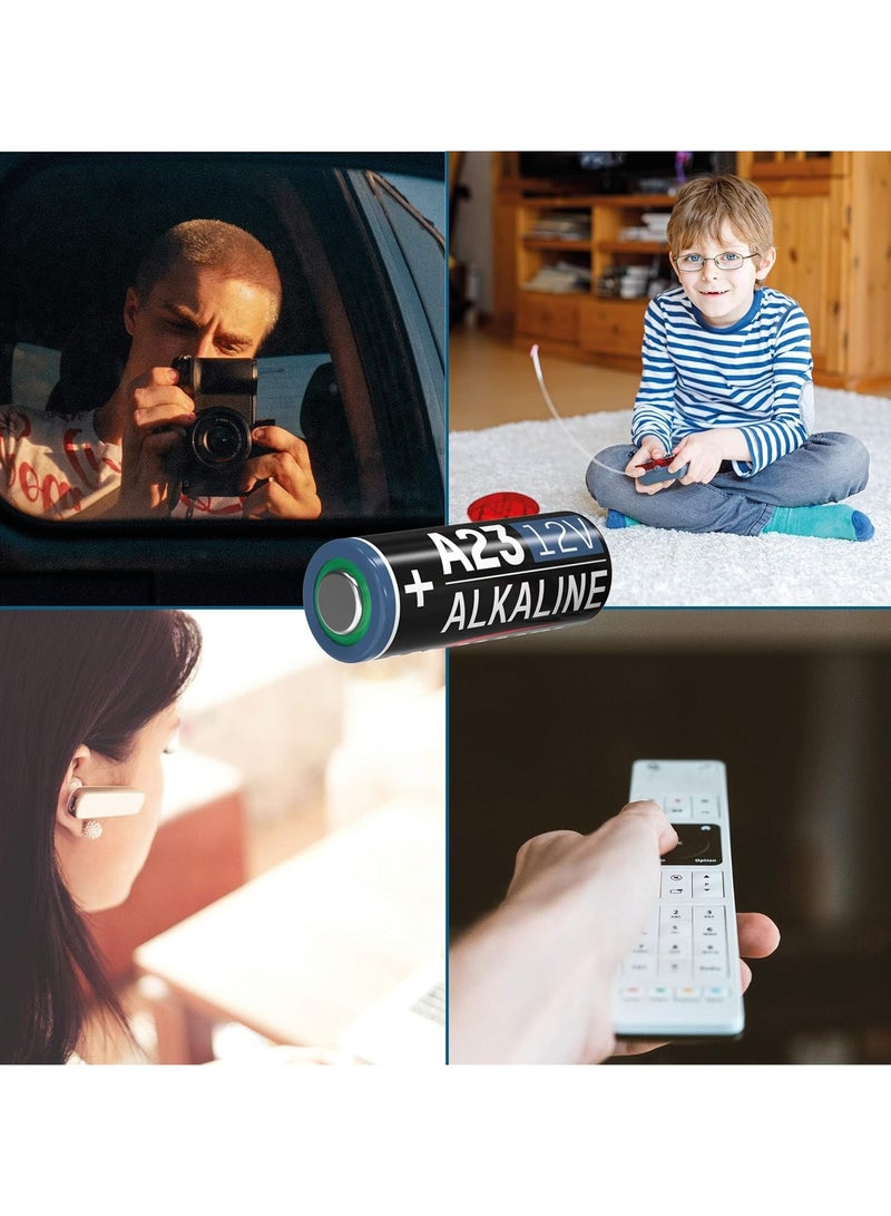 ANSMANN بطارية A23 12V القلوية 23A بديلة لمفتاح السيارة جهاز التحكم عن بعد باب المرآب جرس الباب BP monitors إنذار طبي مؤشرات 2 قطعة - Image 3