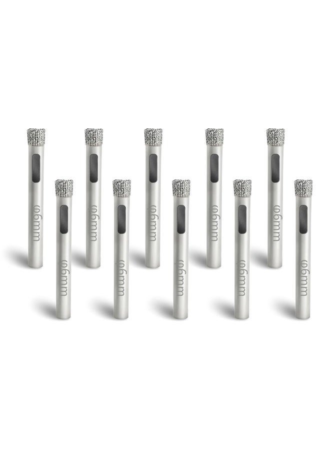 Jamiikury مناشير ثقوب الماس 1/4" / 6mm، منشار ثقوب بلاط الزجاج - عبوة من 15 قطعة - Image 1