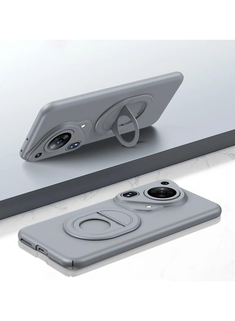 عام غلاف مغناطيسي متوافق مع هاتف Huawei Pura 70 Ultra. يحتوي هذا الغلاف على دعامة بصورة حلقة معدنية. وهو غلاف صلب وملمس ومقاوم للصدمات، يعمل كغلاف حامٍ للهاتف Huawei Pura 70 Ultra.