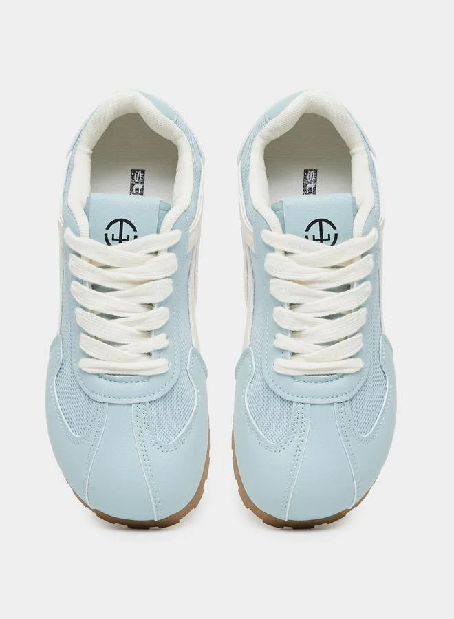 Styli Styli Color Block Lace Up Sneakers