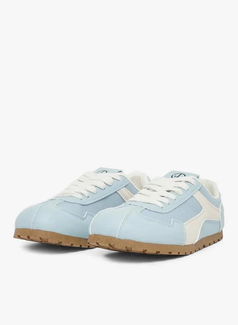 Styli Active Color Block Lace Up Sneakers