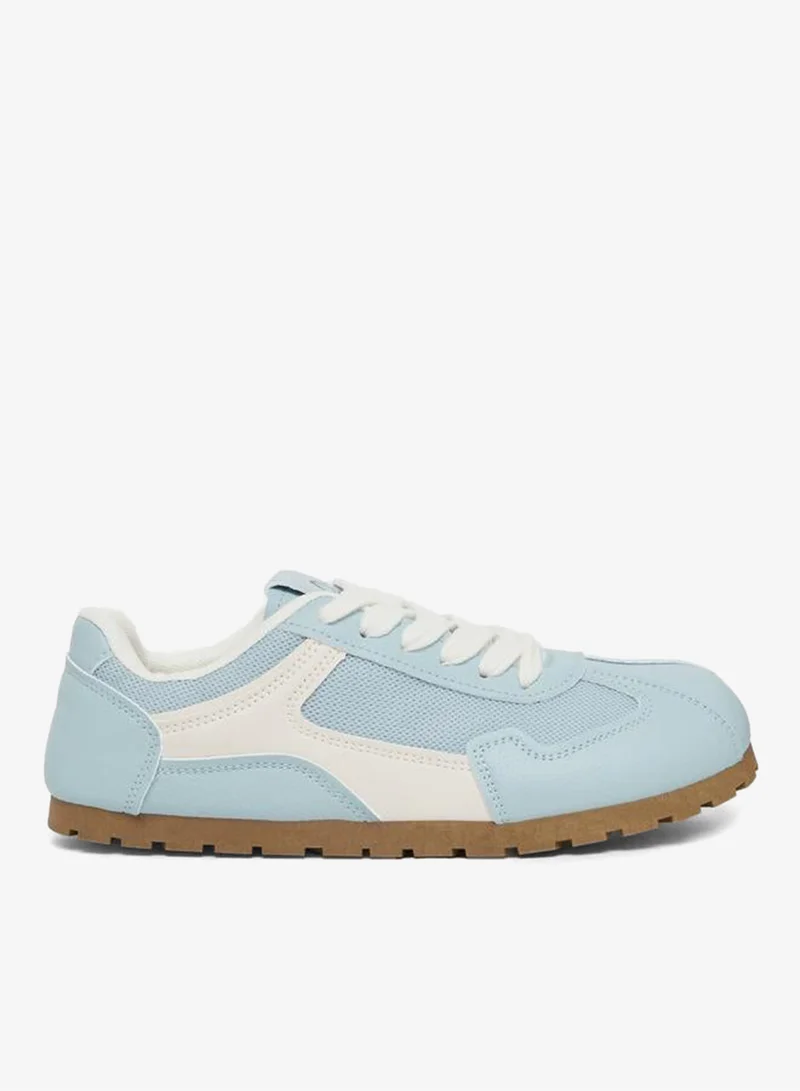 Styli Active Color Block Lace Up Sneakers