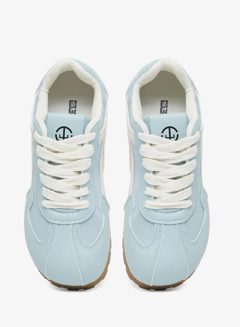 Styli Color Block Lace Up Sneakers
