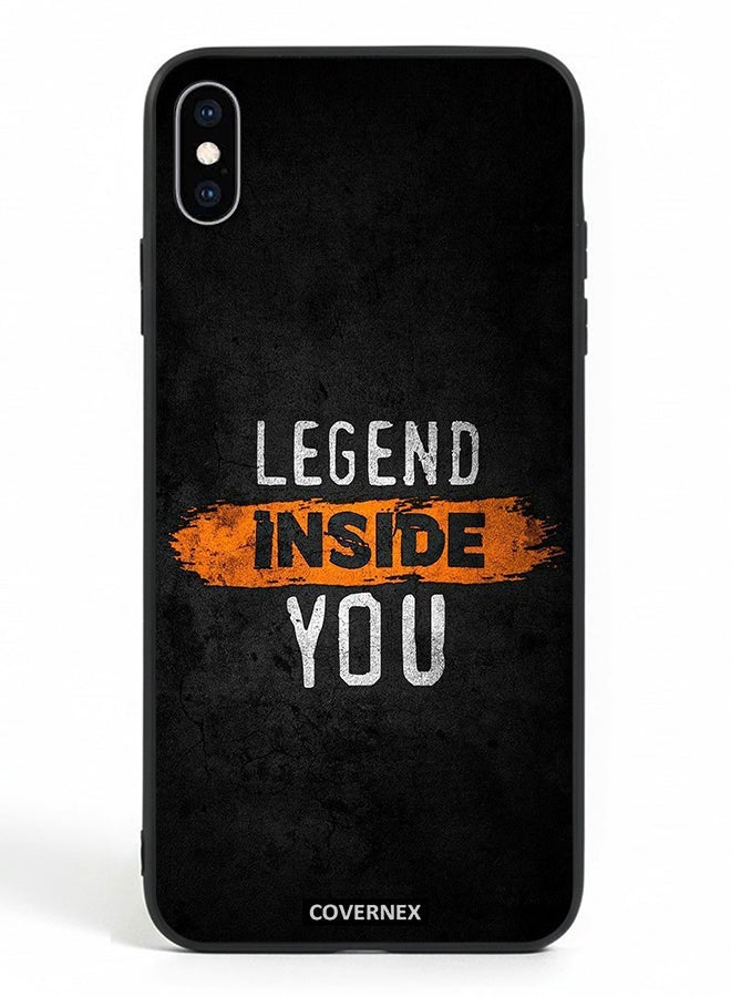 Covernex Apple iPhone Xs Max Protective Case Cover Printed Featuring Legend Inside You - Image 2