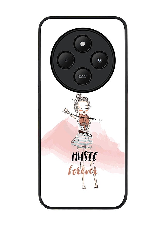 Stylizedd For Xiaomi Poco C75 Case,Slim fit Camera Protection, Shockproof Thin Phone cover - Music Forever - Image 1