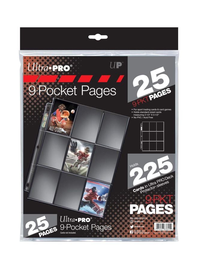 ألترا برو ألبوم حافظات بطاقات التداول مجموعة مكونة من 25 صفحة - Image 1