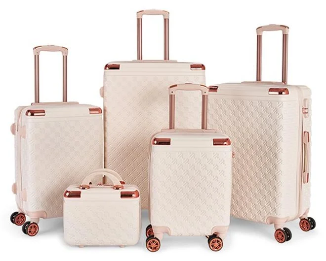 LIMRA Luggage set 5 pieces travel Bags with a distinctive design from limra Beige