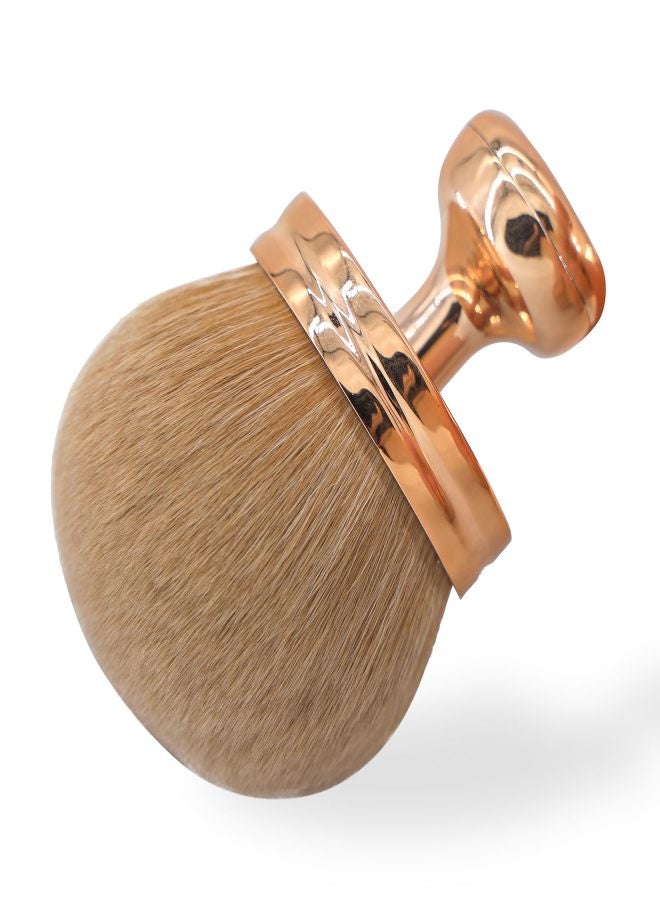 فرشاة كابوكي عريضة الرأس 74 مم لمزج البرونزر، أداة وضع التسمير الذاتي، فرشاة بيضاوية للوجه والساقين - Image 1