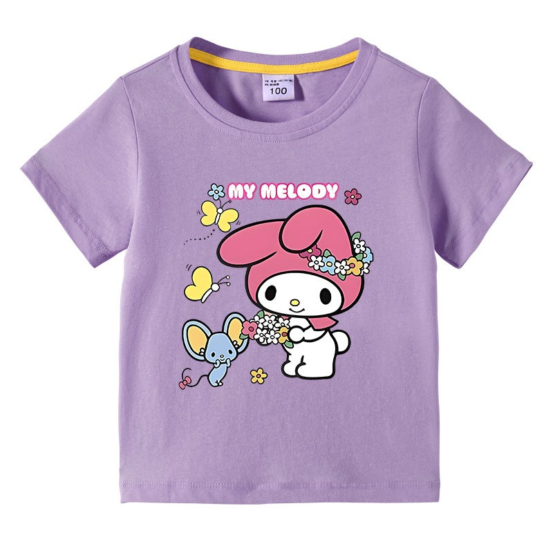 2023 New Children'S Clothing Korean-Style Children'S Summer Short-Sleeved T-Shirt Boys Girls Baby Half-Sleeved T-Shirt Top Cotton - Image 4