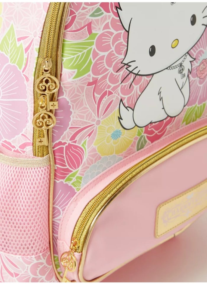 Sanrio Co., Ltd. and Easton Sports, Inc. - Charmmy Kitty School Print Trolley Backpack with Retractable Handle - 35 CM - Image 1