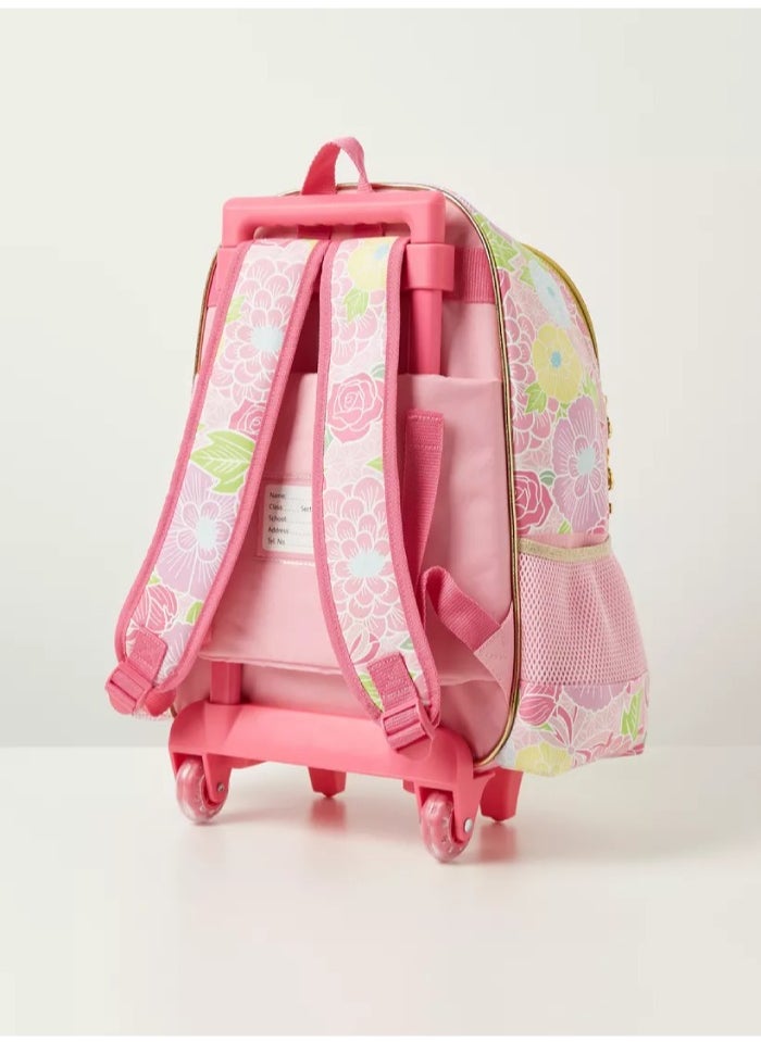 Sanrio Co., Ltd. and Easton Sports, Inc. - Charmmy Kitty School Print Trolley Backpack with Retractable Handle - 35 CM - Image 1