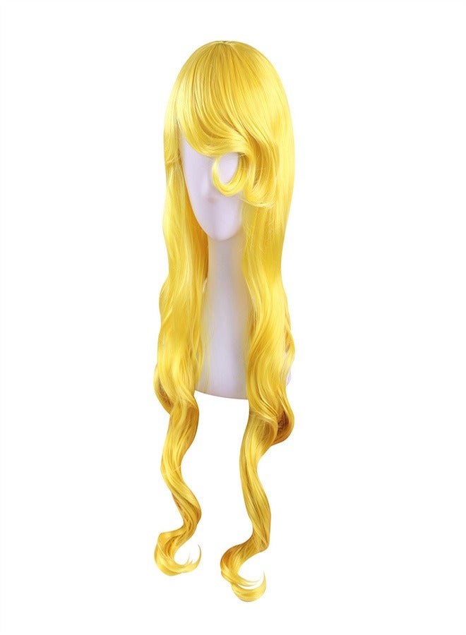 Loquat Party Stage Performance Props, Jasmine Princess Wig Yellow - Image 2