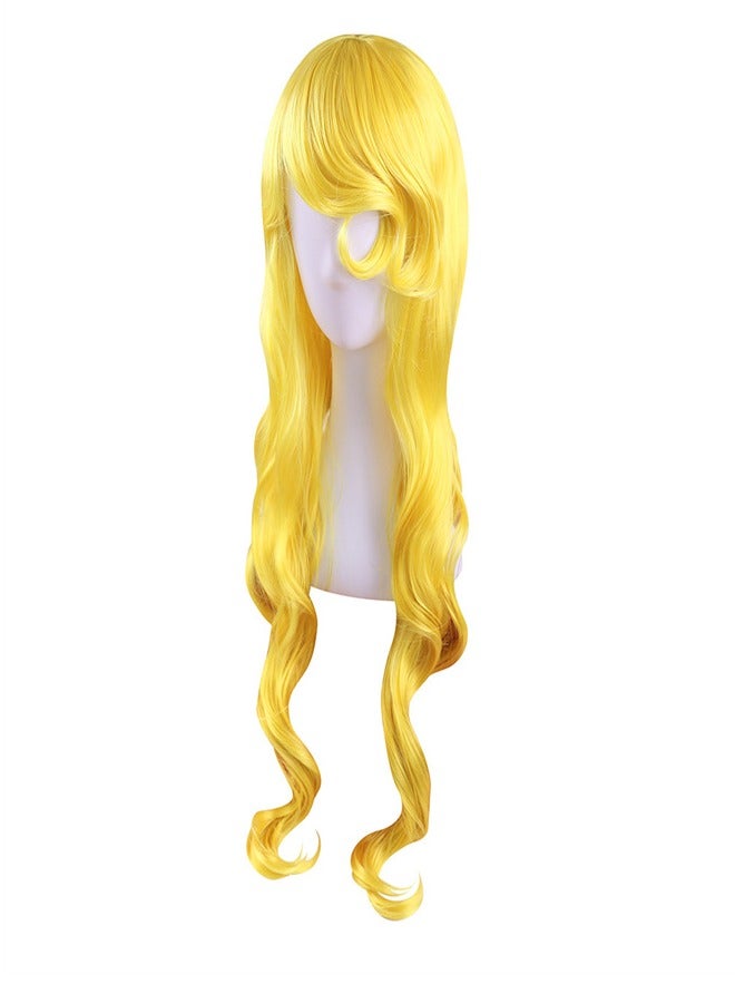Loquat Party Stage Performance Props, Jasmine Princess Wig Yellow - Image 3