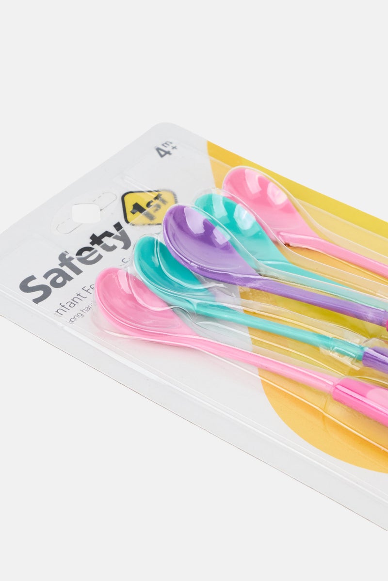 Safety 1st 5 Pcs Infant Feeding Spoons, Multicolor - Image 4
