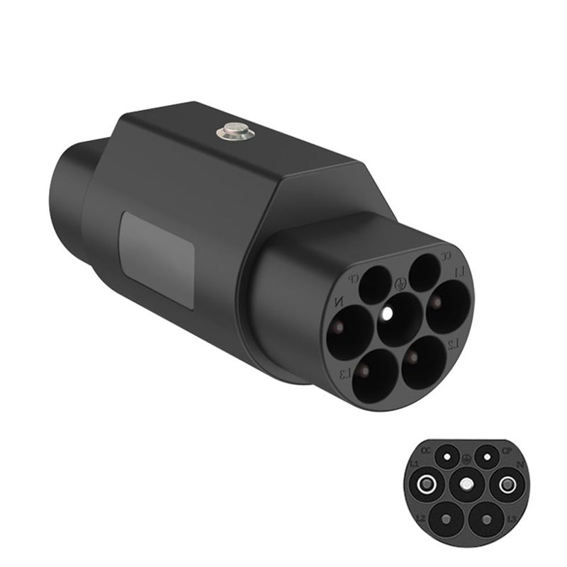 MANGO QXRSOP Type 2 to GBT EV Charger Adaptor IEC 62196 to GB China Standard EV Charger Converter Adapter for EV GBT Easy Carry and Use 32A 380V