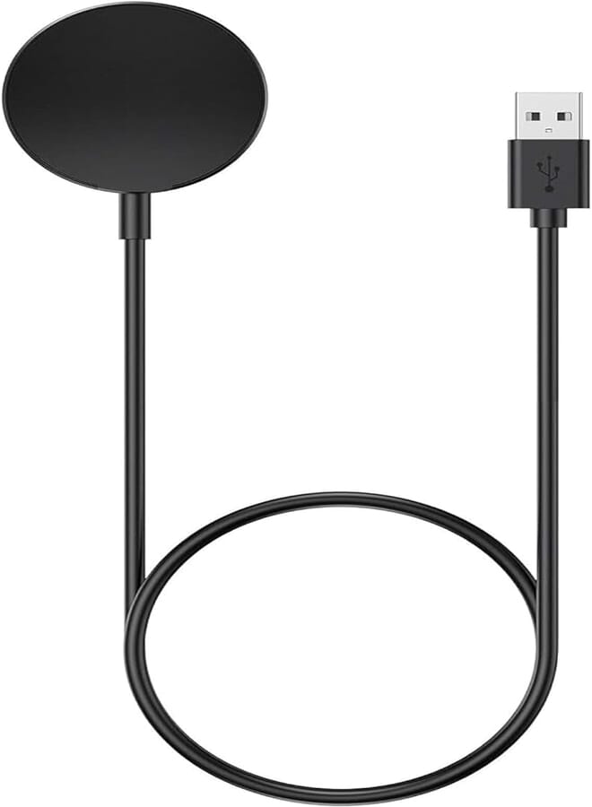 Charger Compatible with Fitbit Versa 3 / Versa 4 / Sense/Sense 2 Charger, Replacement Charging Cable USB Charger Dock for Versa 4 / Sense 2 Smartwatch