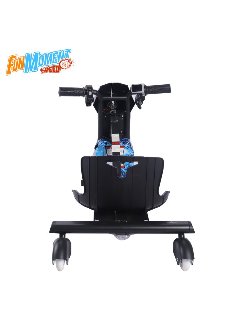 لحظة مرح سكوتر درفت صغير 36 فولت مع خوذة وحماية مع بوق - Image 4