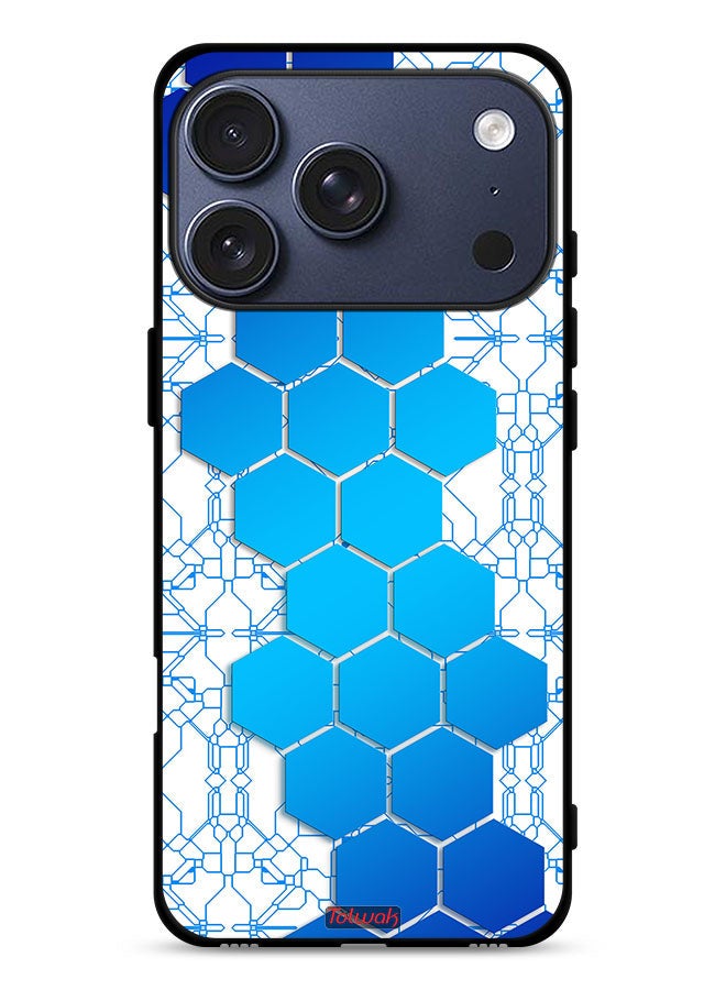 Tolwak Apple iPhone 17 Pro Protective Case Cover Honeycomb Hexagon Icon Networks - Image 1