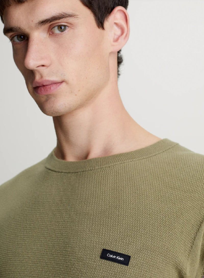 CALVIN KLEIN Textured Jumper - Image 3