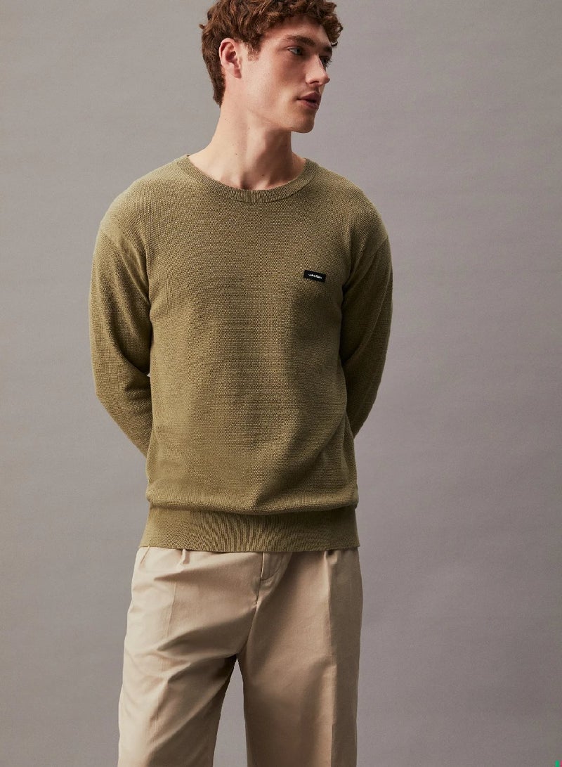 CALVIN KLEIN Textured Jumper - Image 1