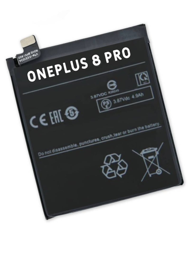HYX - Replacement High Quality Original Battery For OnePlus 8 Pro - Image 1