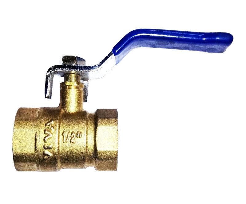 DEHRAN 12 Inche Brass ball valve Flanged ball valve Reduced port ball valve for water gas NPT brass ball valve Lever handle brass ball valve Compression brass ball valve Pak of 5  - Image 4