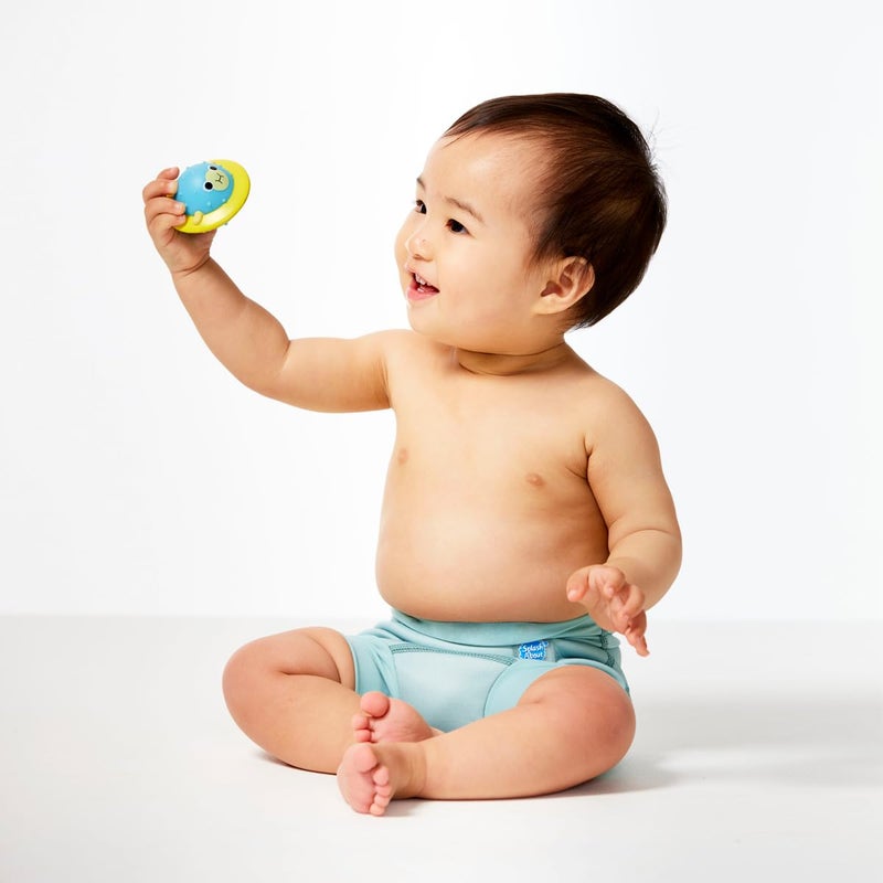 Splash About Happy Nappy Reusable Swim Diaper, Pistachio, 6-12 Months - Image 3
