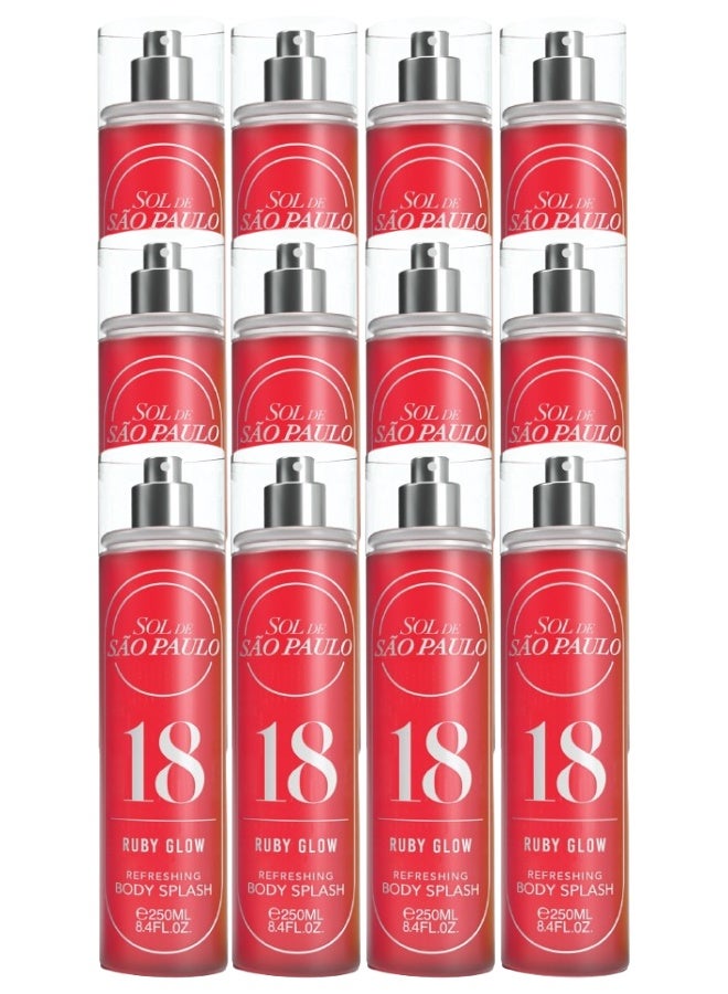 اس او ال 12 قطع معطر جسم 18 روبي جلو 250 مل - Image 1