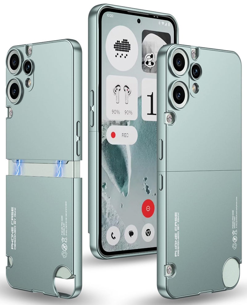 Kapa Double Dip Full 360 Protection Back Case Cover for CMF Phone 2 Pro (Green) - Image 1