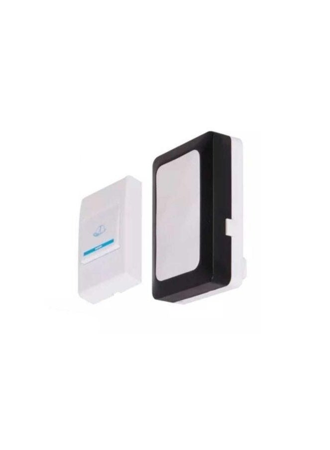 جرس لاسلكي - أبيض تصميم سهل التركيب، جرس لاسلكي مع 32 نغمة مختلفة للاستخدام المنزلي والمكتبي - Image 2