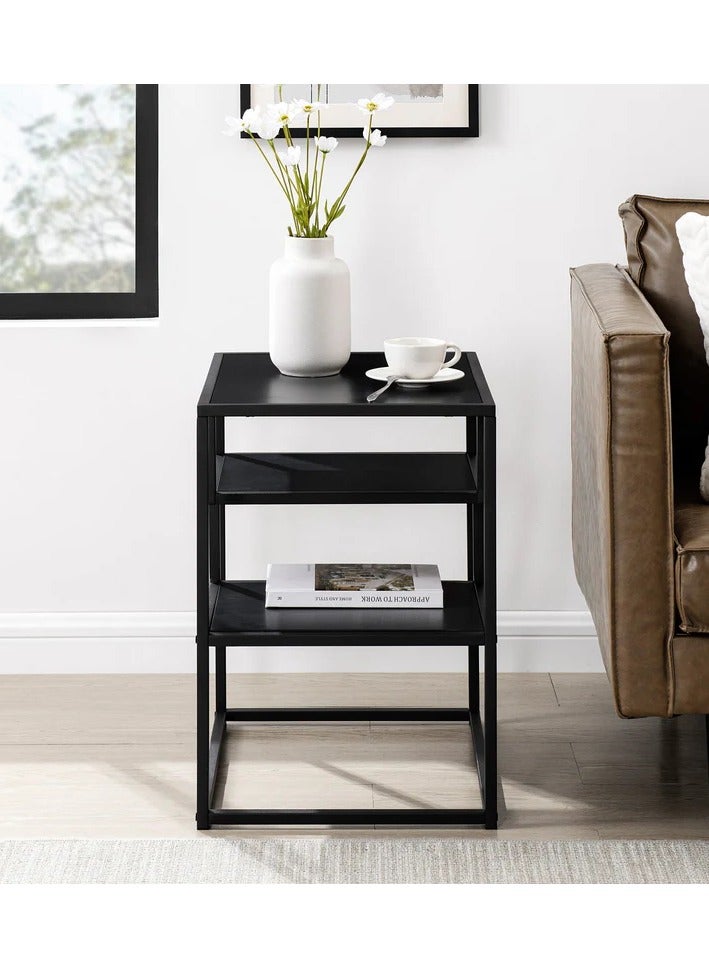 الماسة للأثاث المعدني  طاولة قهوة مودرن بتصميم معدني وخشب من Masa Furniture - عملية وأنيقة للمنازل العصرية - Image 2