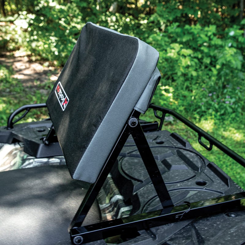 YUTRAX Universal Mount ATV Backrest, Heavy-Duty Steel Seat Frame, Adjustable Seat Back Positions, 2â€ Thick Cushion, Folds Down Flat When Not in Use, TX219 - Image 5