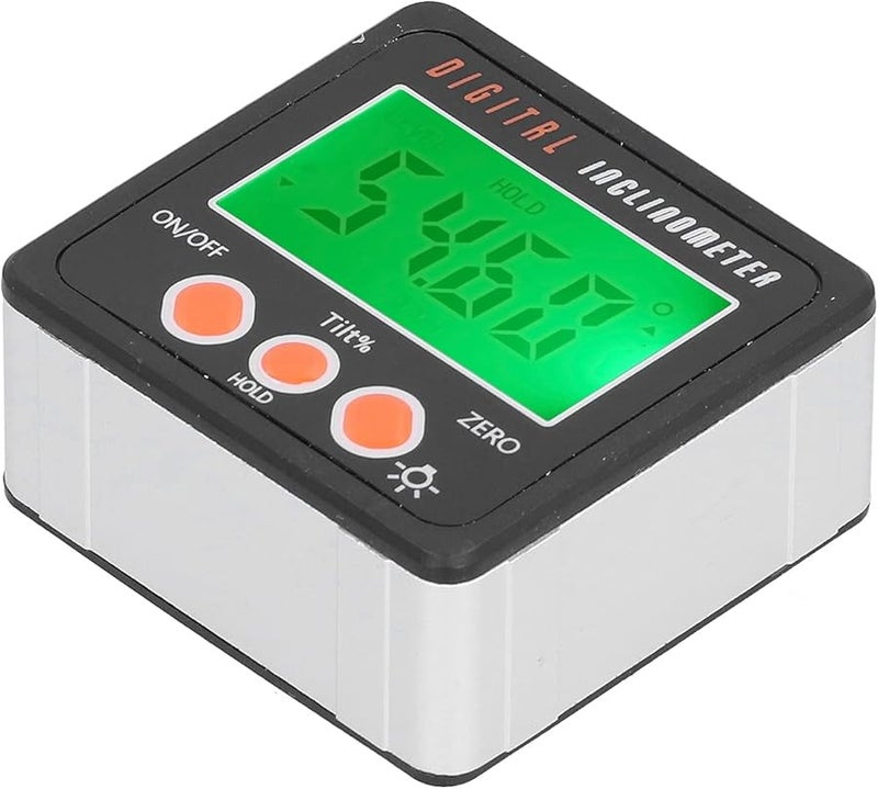 ABS Digital Angle Finder Protractor Electronic Magnetic Inclinometer IP54 High Accuracy 5 5cm Compact for Woodworking Construction - Image 3