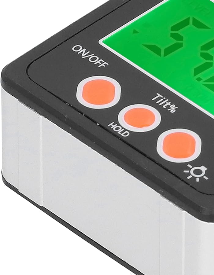 ABS Digital Angle Finder Protractor Electronic Magnetic Inclinometer IP54 High Accuracy 5 5cm Compact for Woodworking Construction - Image 4