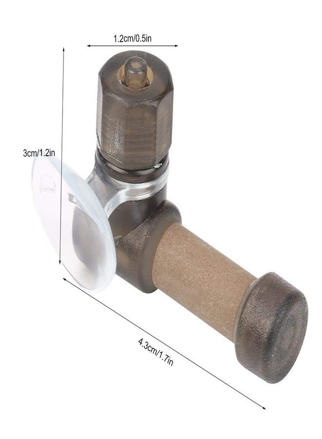 Semme Co2 Diffuser for Large Aquarium,Aquarium CO2 Diffuse Atomizer, Dioxide Dissolve System for Fish Easy Carbon Dioxide Diffuser CO2 Atomizer for Super Fish Aquarium Equipment(Brown - Image 5