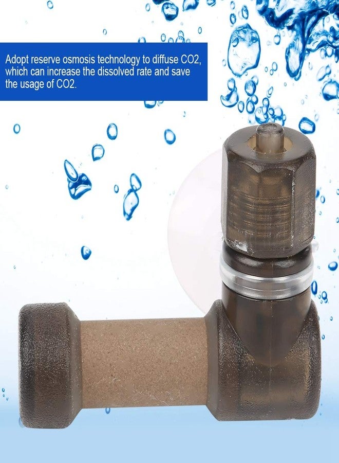 Semme Co2 Diffuser for Large Aquarium,Aquarium CO2 Diffuse Atomizer, Dioxide Dissolve System for Fish Easy Carbon Dioxide Diffuser CO2 Atomizer for Super Fish Aquarium Equipment(Brown - Image 3
