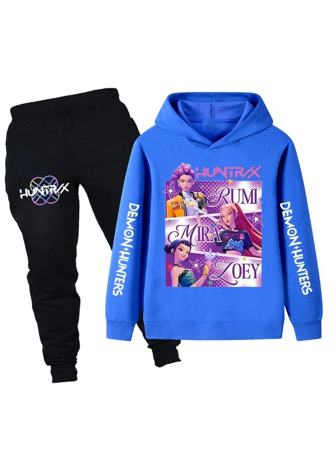 general K-POP: Demon Girl Group Children's Sweatshirt, Hoodie Set, Sweatshirt + Pants - Image 1