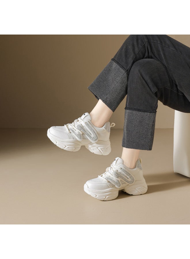 RED DRAGONFLY New Autumn/winter Dad Shoes For Women, Versatile Casual Platform Sneakers, Height-increasing Sports Shoes - Image 4