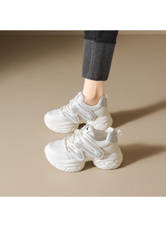 RED DRAGONFLY New Autumn/winter Dad Shoes For Women, Versatile Casual Platform Sneakers, Height-increasing Sports Shoes - Image 5