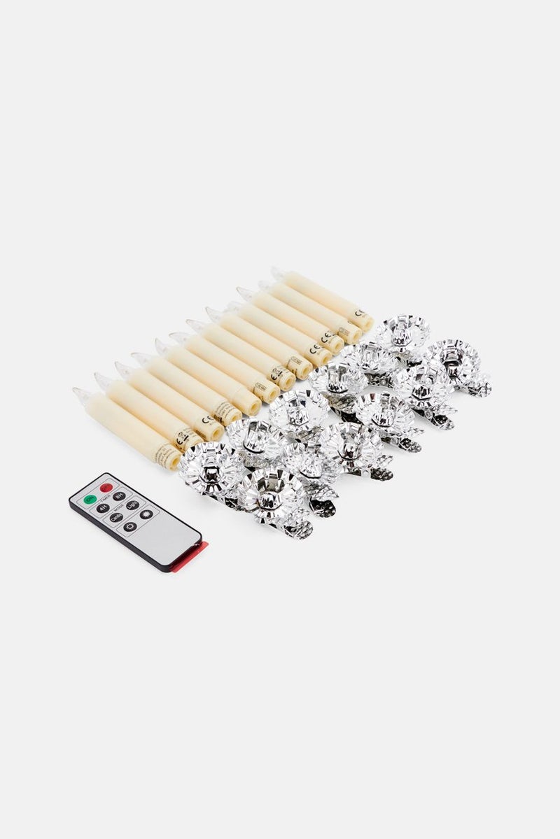 Tchibo LED Christmas Tree Candles, Cream  - Image 2
