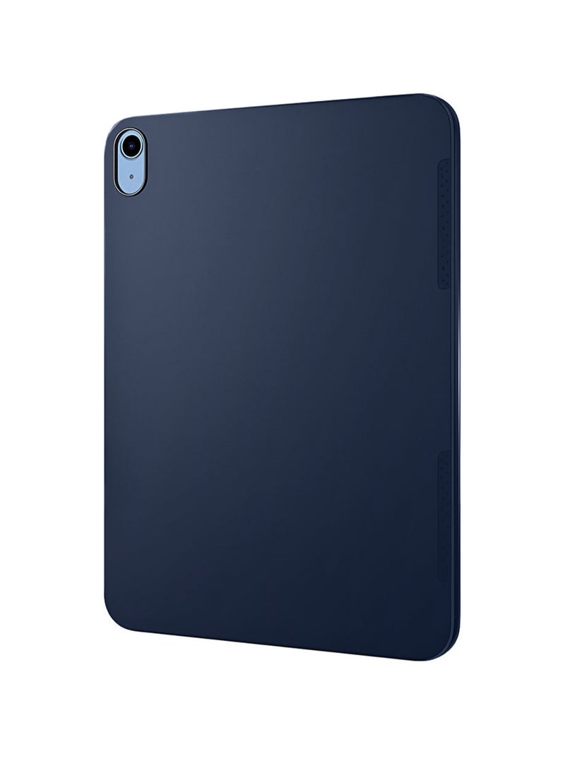 Wtech Apple iPad 2025 (11th Generation) A16 10.9 inch Premium Soft Liquid Silicone Case Cover (MCRPSN) - Storm Blue - Image 2