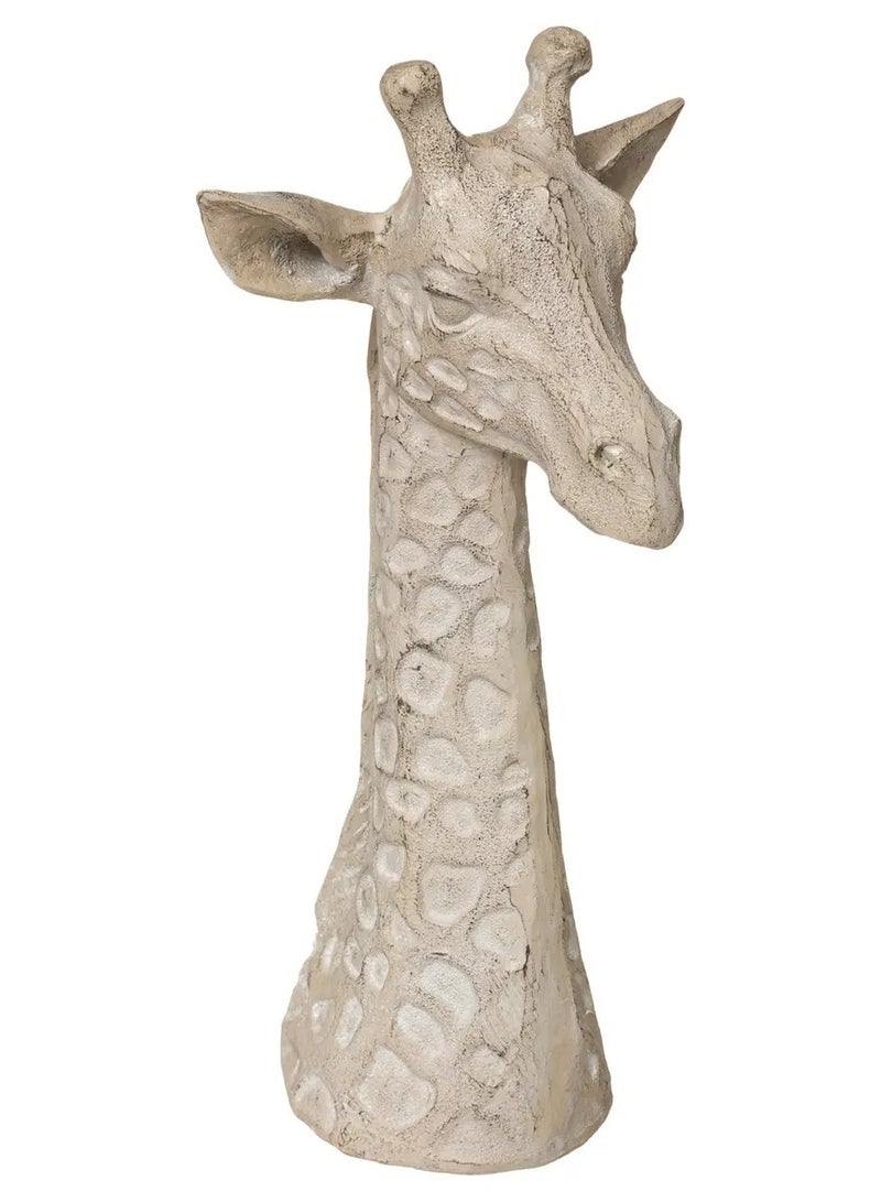 لوفت زرافة سفاري، تمثال صغير، الطول ١٦ × العرض ١٥.٥ × الارتفاع ٣٢ سم، ديكور منزلي فني، منحوتة غزال أنيقة، ديكور للمنازل - بولي ريزين - ١٧٣٤٩٩ - Image 2