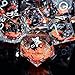 Froggod Liquid Core Cat DND Dice Set 7Pcs with Box Sharp Edge DD Dice with Gift Box for Dungeons and Dragons RPG MTG D and D Role Playing Resin Orange Cathead - Image 4
