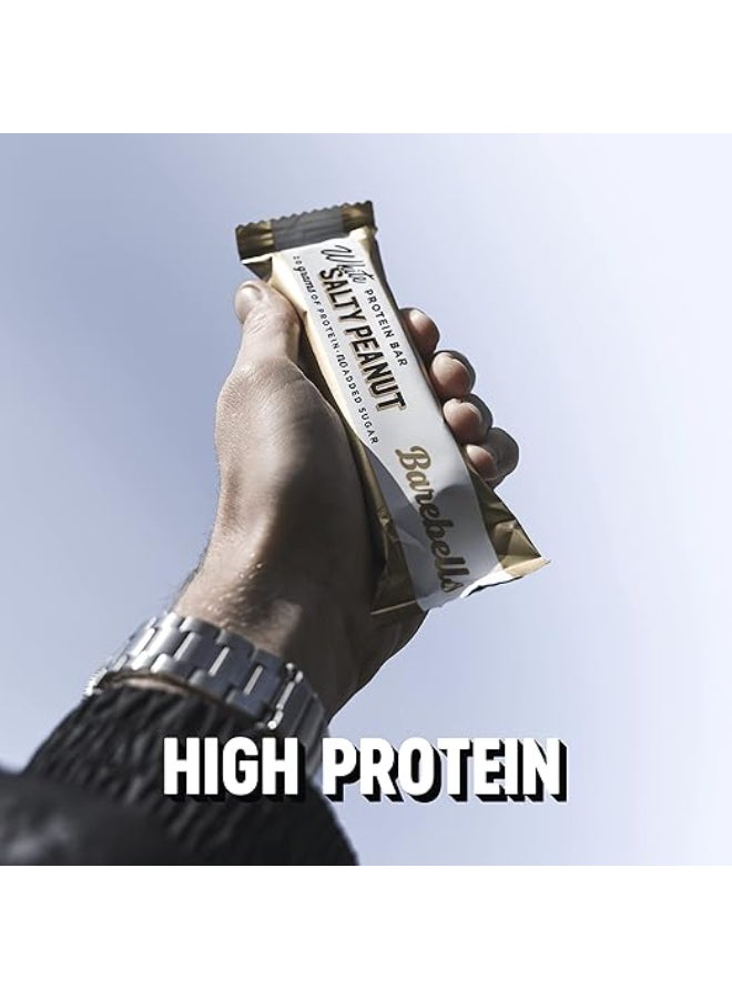 Barebells Protein Bar - White Salty Peanut Flavor - for High Protein Snack ( 55g x 12 ) - Image 3