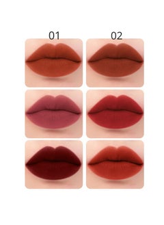 VERONNI 3 Pcs Matte Lipstick Velvet High Pigment Lip Gloss Setliquid Lipstick Long Lasting Lip Makematte Lip Gloss Lip Stain Makeup Set Pack Of 3 Lip Gloss Kit For Lips And Face (01)  - Image 3