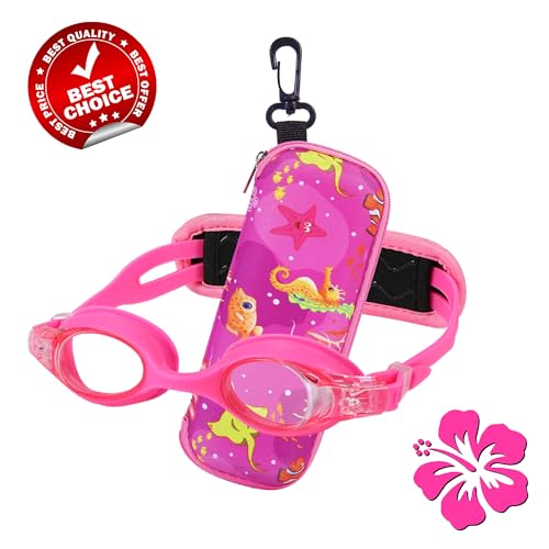 RUIGAO Kids Swim Goggles Age 2-6, Toddler Goggles No Hair Pull,UV Protection/Anti Fog/Padded HeadBand (1PK Kids -Pink) - Image 4