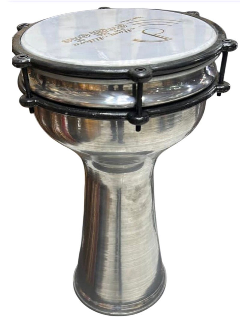 ماركة غير محددة - طبلة مرواس لون فضي - Image 1