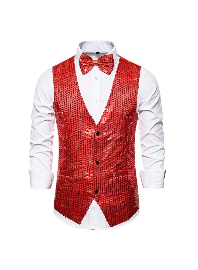 Shougu New Fashionable Casual Men's Suit Vest  - Image 1