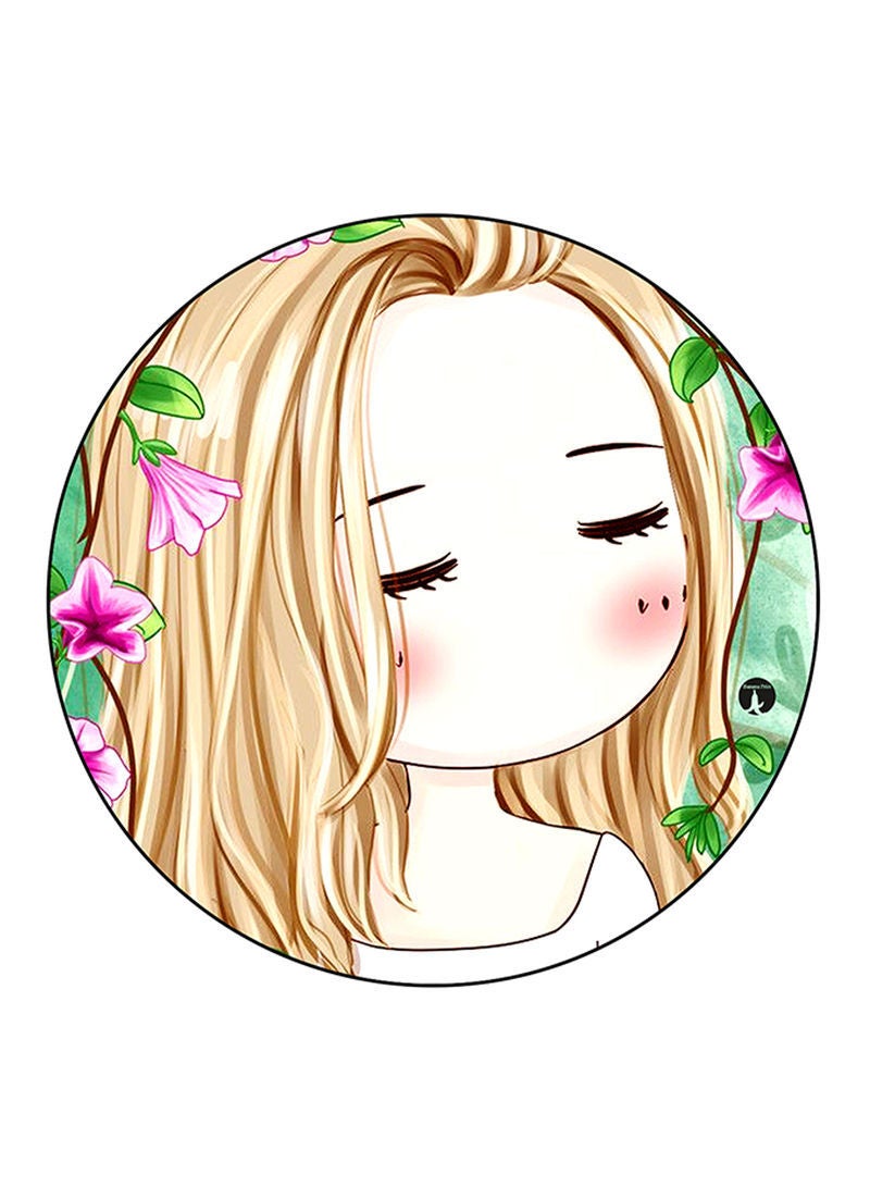 RKN Girl Printed Round Pin Badge Multicolour - Image 2